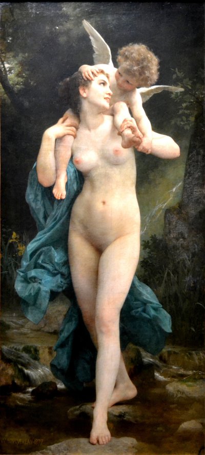 Jeugd en liefde door William Adolphe Bouguereau